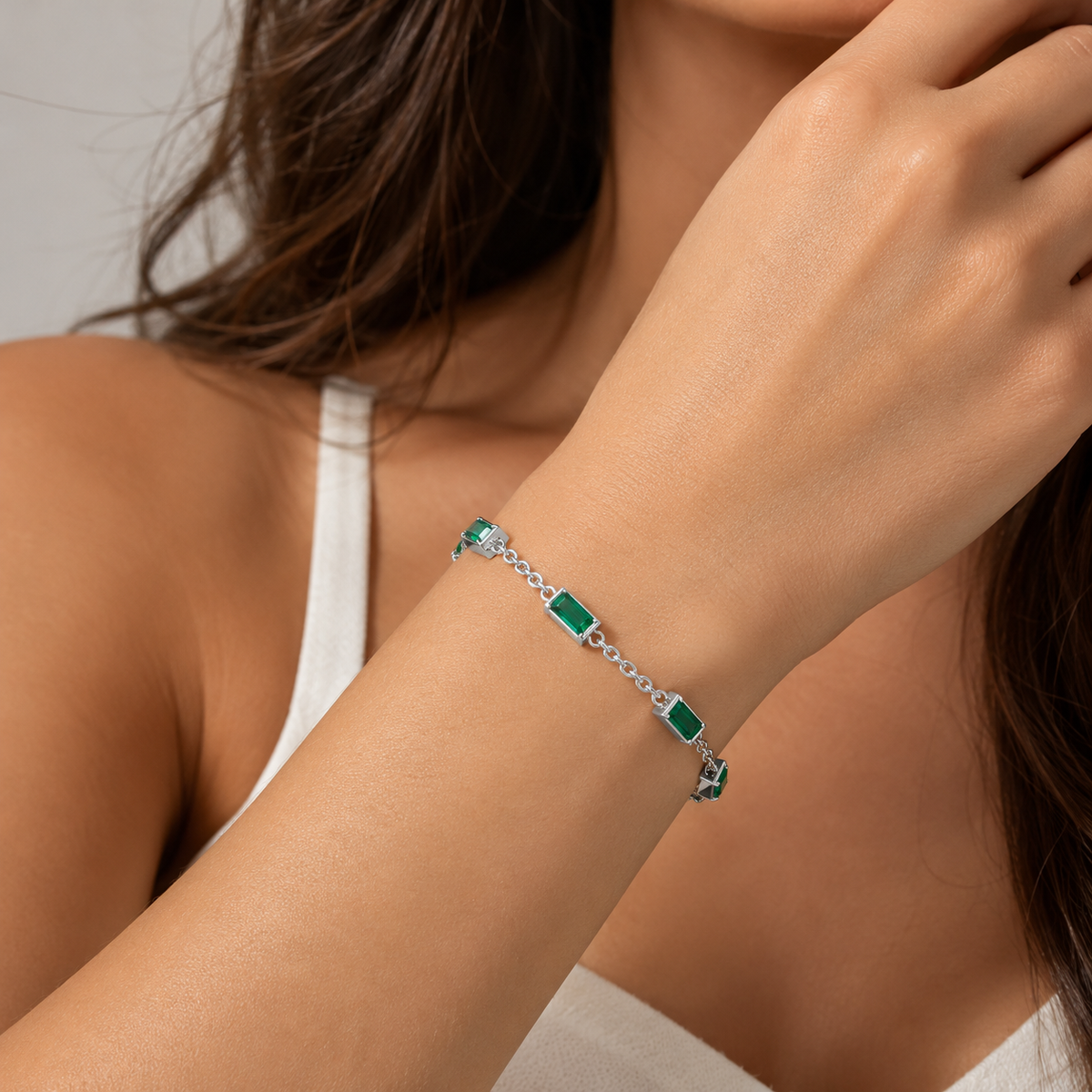 Pulsera Daisy Esmeralda